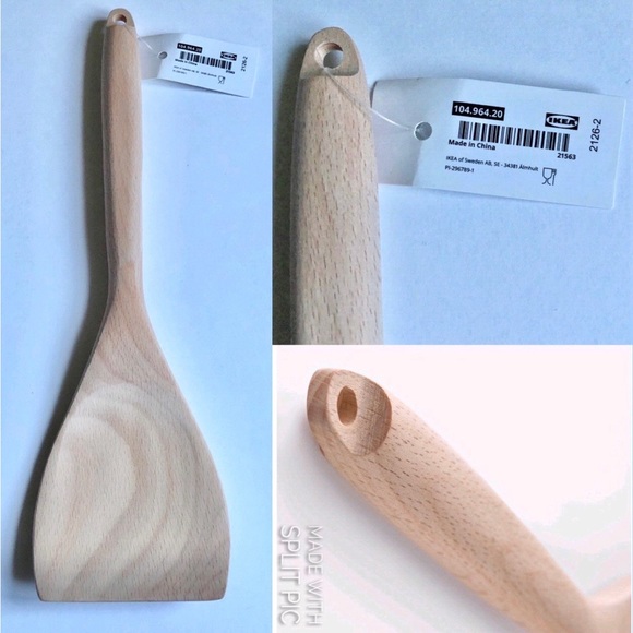 3/$15 NEW RORT Wok Turner Beech Wood Stirfry Cooking Utensil ~12”, 1 TURNER - Picture 3 of 16